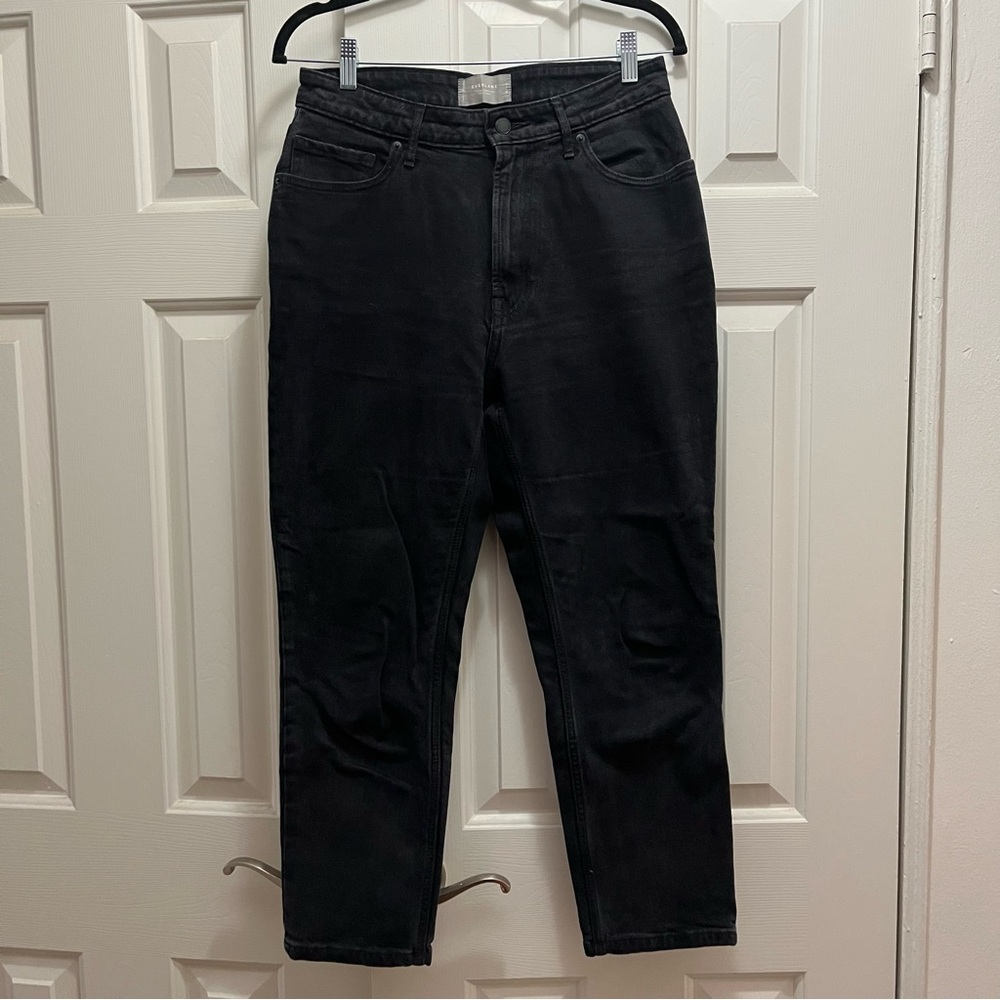 Everlane Curvy Cheeky Jean - Size 30 Crop / Black